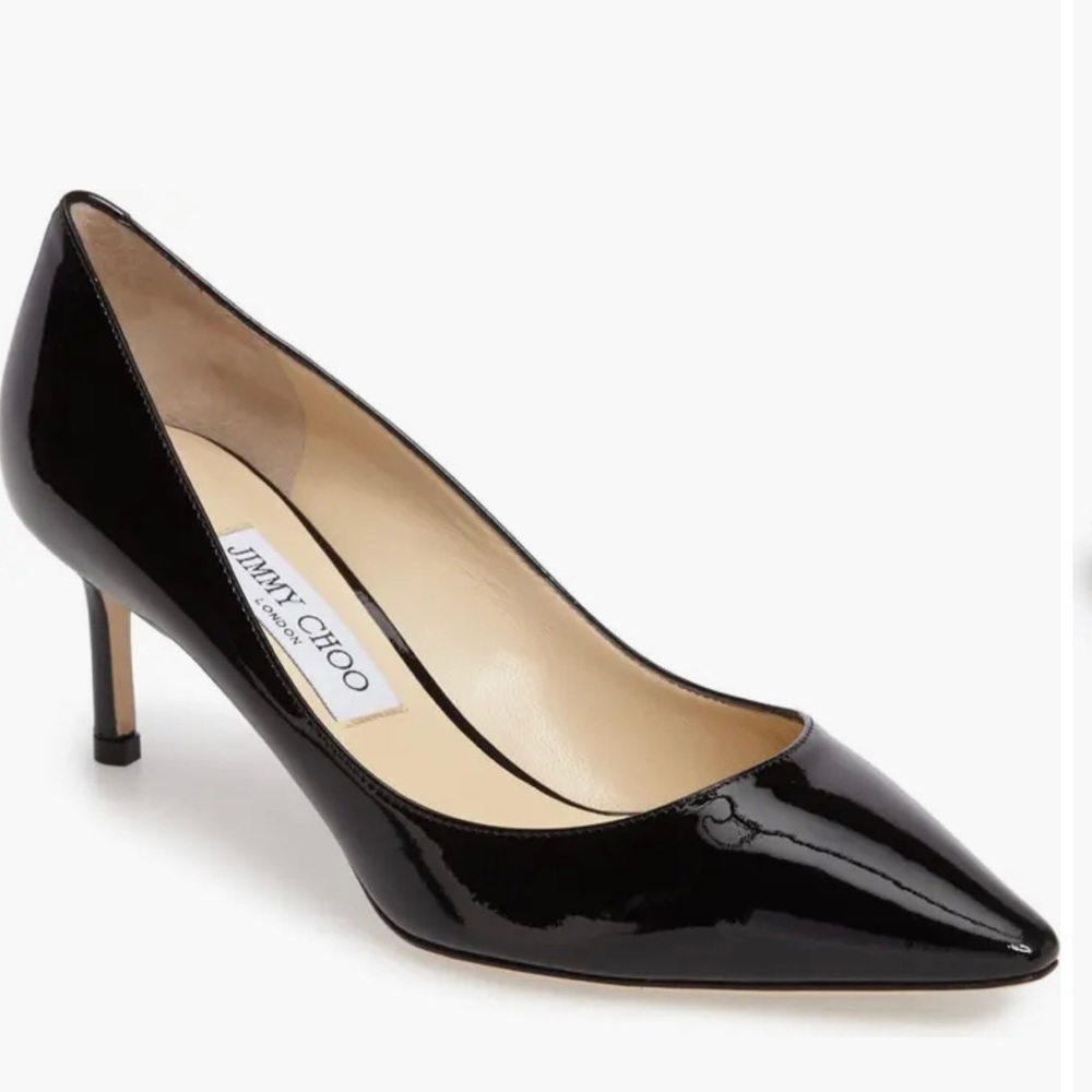 Jimmy Choo Romy 60 Patent Leather Pumps Heels 38